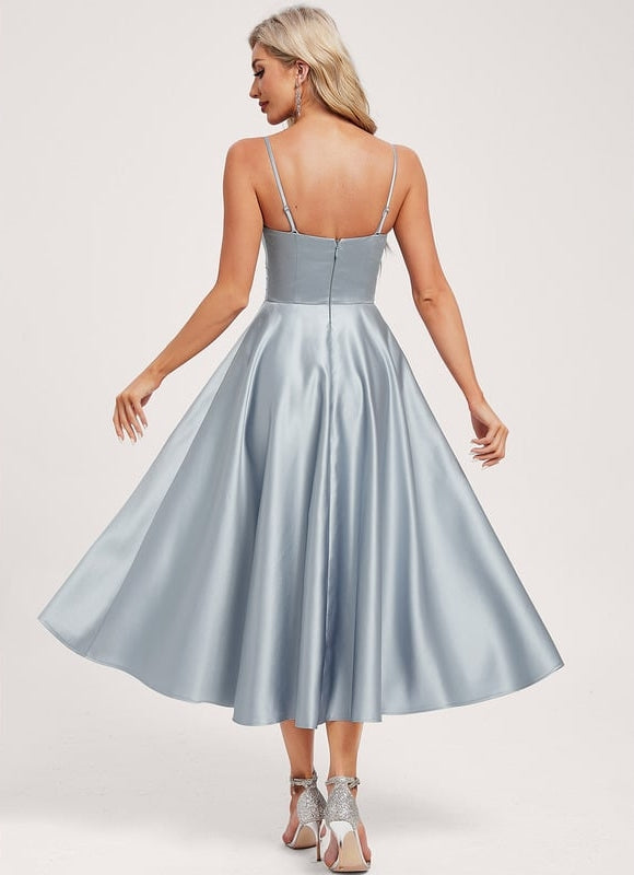 Robe Chic Bleu Poudré Chic - gallery 4