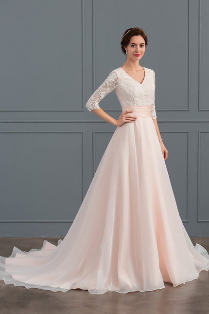 Robes De Soirée Chic Et Classe Manche Longue - gallery 1