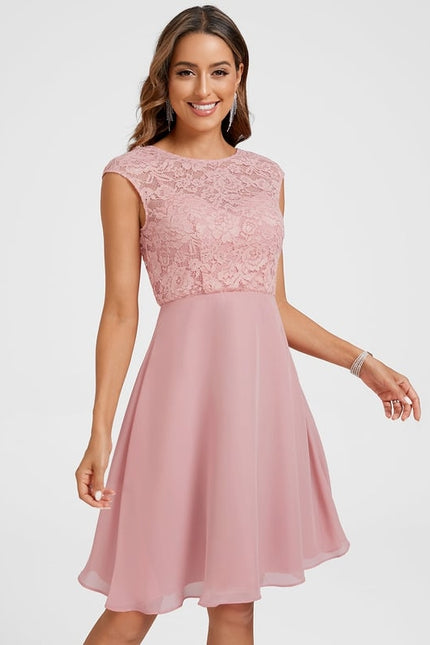 Robe Chic Rose Fluide
