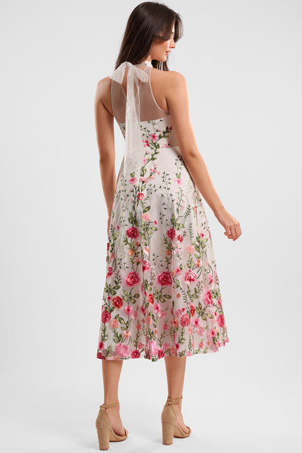 Robe Chic Cocktail Florale - gallery 6