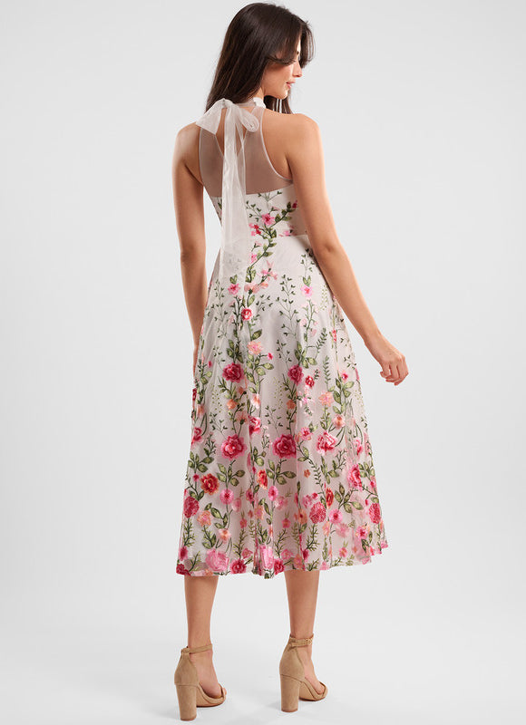 Robe Chic Cocktail Florale - gallery 6