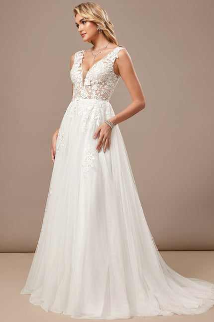 Robe Chic De Mariée Aérienne - gallery 2