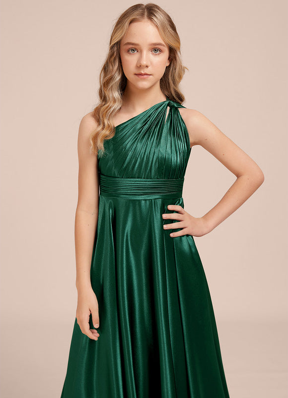 Robe Chic Satin Bourgogne - gallery 1
