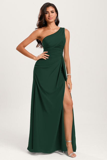 Robe Chic Asymétrique Beige - gallery 4