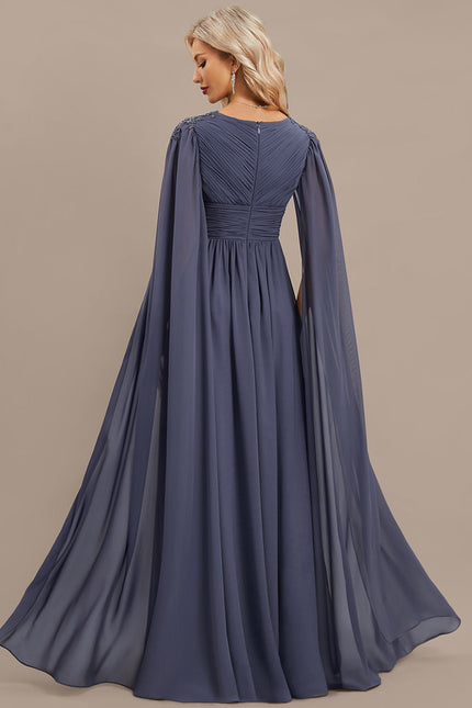 Robe Chic Longue Drapée - gallery 6