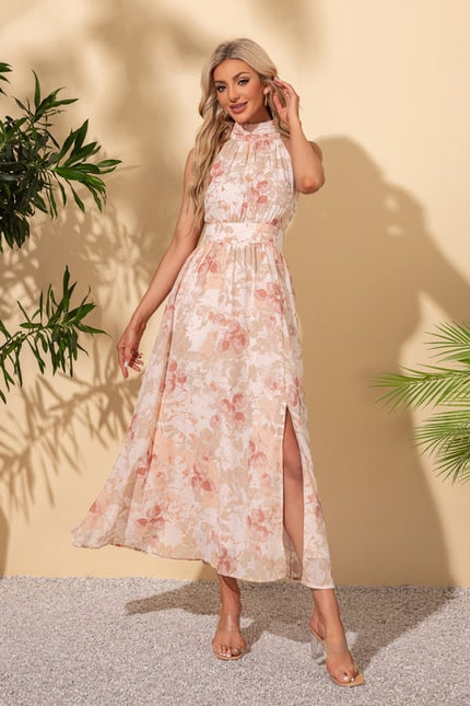 Robe Chic Halter Évasée - gallery 5