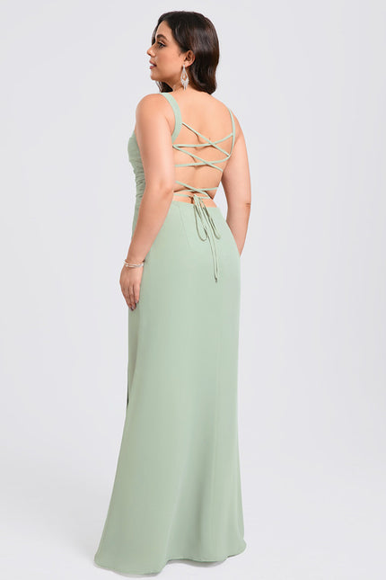 Robe Chic Sirène Bordeaux - gallery 7