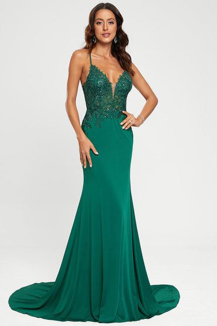 Robe Chic Vert Sapin - gallery 4