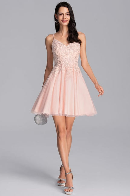 Robe Chic Tulle Perlé Éclat - gallery 3