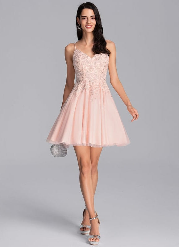 Robe Chic Tulle Perlé Éclat - gallery 3