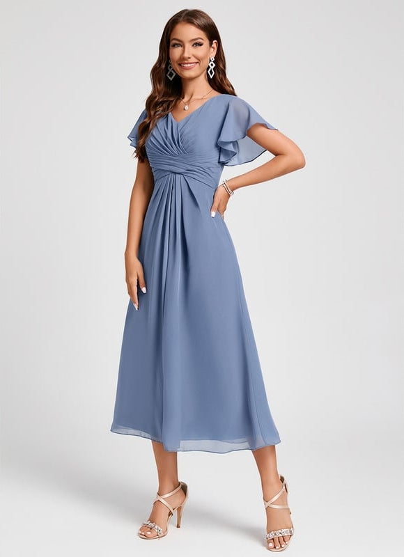 Robe Chic À Volants Florale - gallery 4