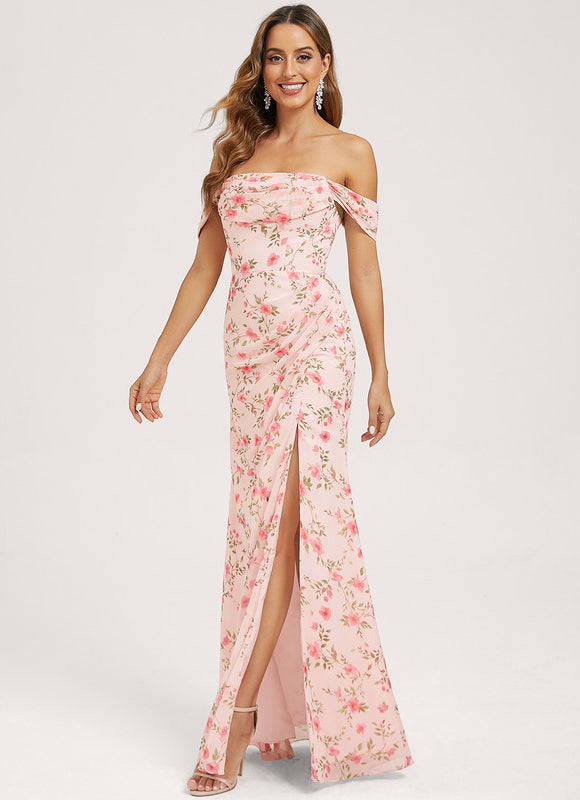Robe Chic Violet Élégant - gallery 2