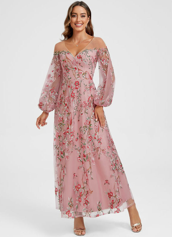 Robe Chic Noire Florale - gallery 9