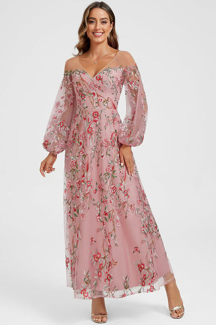 Robe Chic Noire Florale - gallery 9