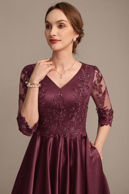 Robe Chic Élégance Écarlate - gallery 1
