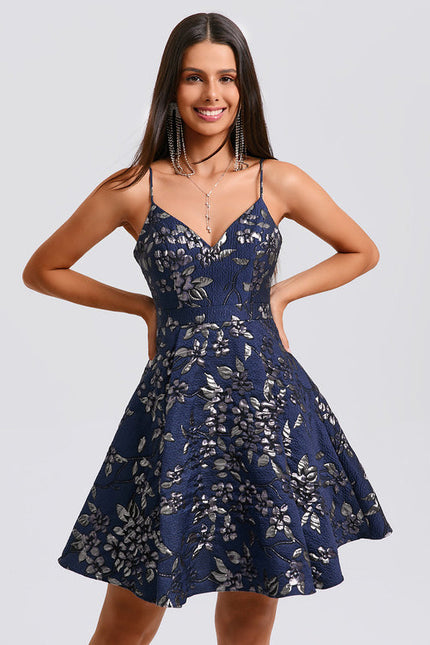 Robe Chic Jacquard À Bretelles - gallery 3