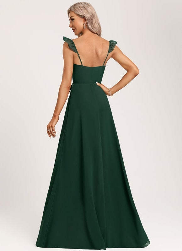 Robe Chic Mousseline Asymétrique - gallery 4