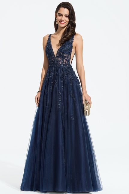 Robe Chic Glamour Tulle Étoilé - gallery 3