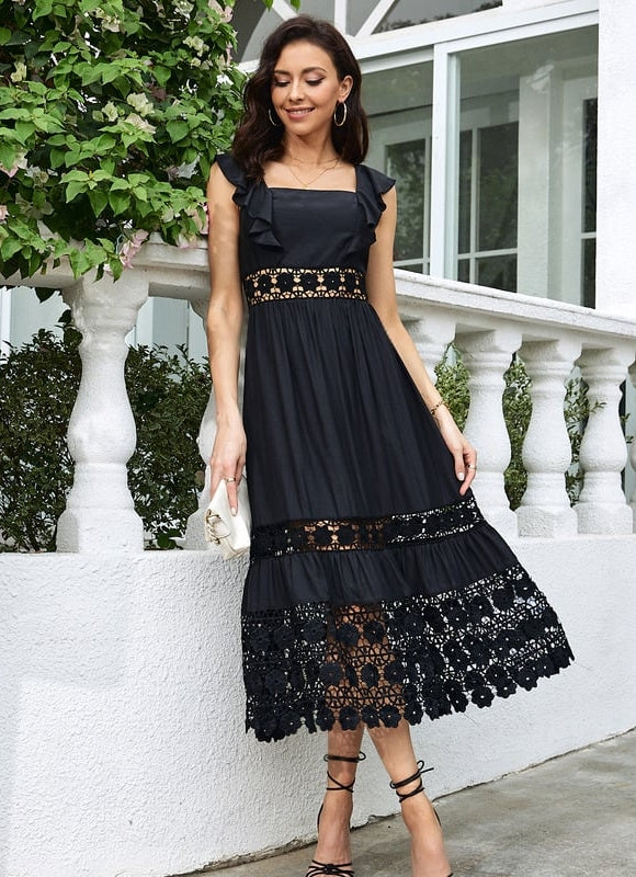 Robe Chic Dentelle Midi - gallery 2