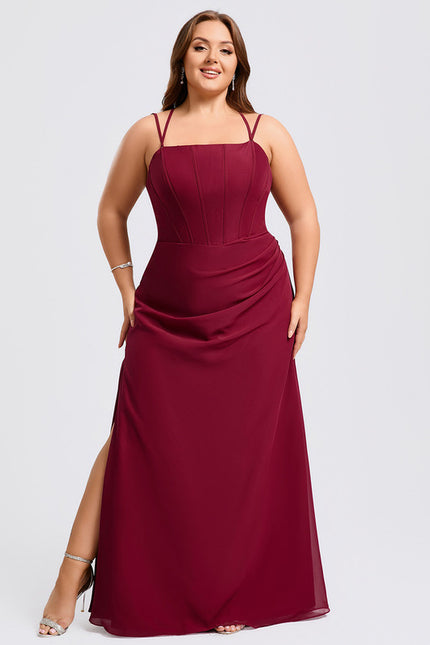 Robe Chic Sirène Bordeaux - gallery 6