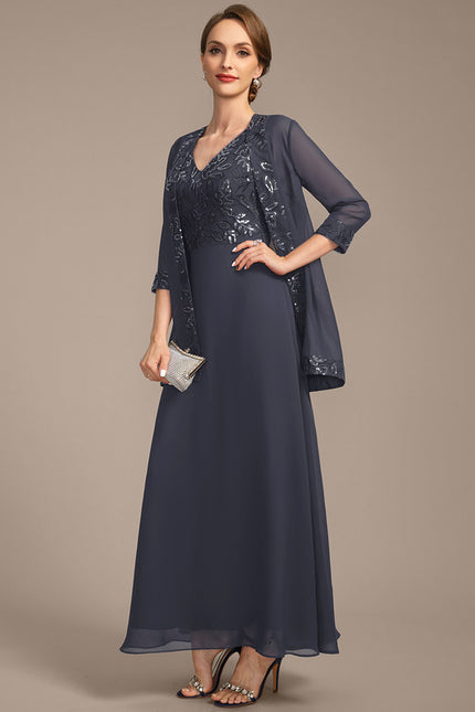Robe Chic Mousseline Étoilée - gallery 3