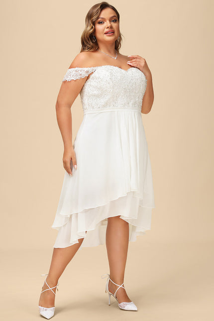 Robe De Plage Blanche Dentelle Boho Boheme Chic - gallery 8