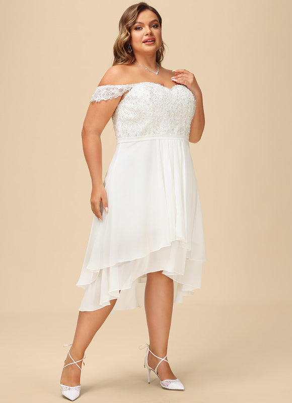 Robe De Plage Blanche Dentelle Boho Boheme Chic - gallery 8
