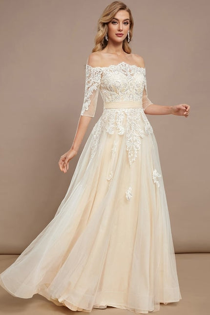 Robe Chic Élégance Tulle Cristal - gallery 1