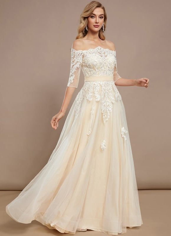 Robe Chic Élégance Tulle Cristal - gallery 1