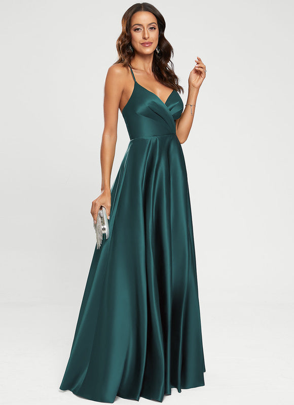 Robe Soirée Dorée Chic - gallery 1