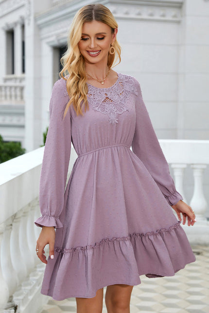 Robe Chic Dentelle Trapèze