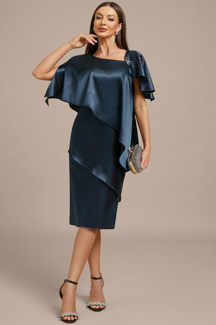 Robe Chic Satinée Nocturne - gallery 2