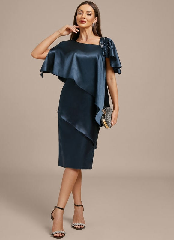 Robe Chic Satinée Nocturne - gallery 2