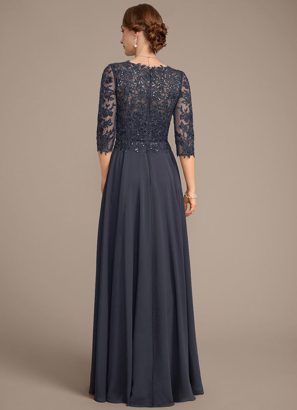 Robe Chic Longue Bleu Cobalt - gallery 6