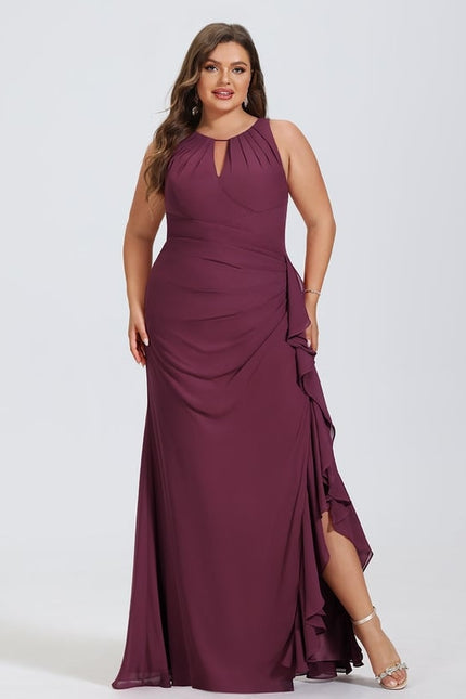 Robe Chic Bordeaux Volante - gallery 4