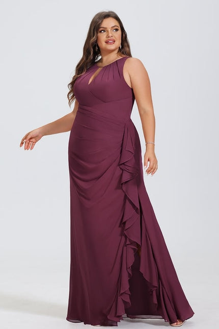 Robe Chic Bordeaux Volante - gallery 7