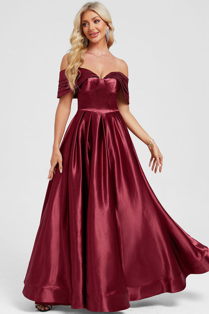 Robe Chic Bordeaux Élégante - gallery 4