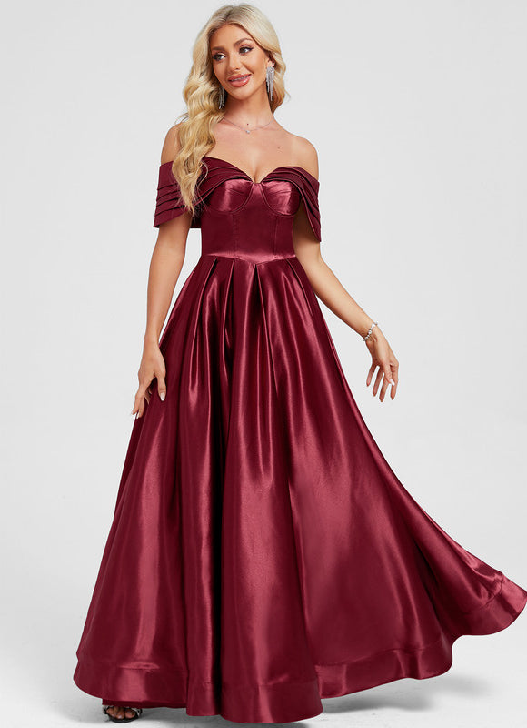 Robe Chic Bordeaux Élégante - gallery 4
