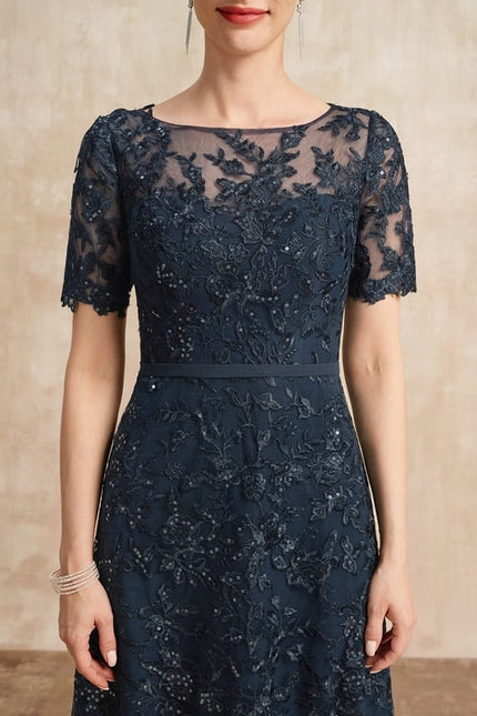 Robe Chic Élégance Marine Étoilée - gallery 2