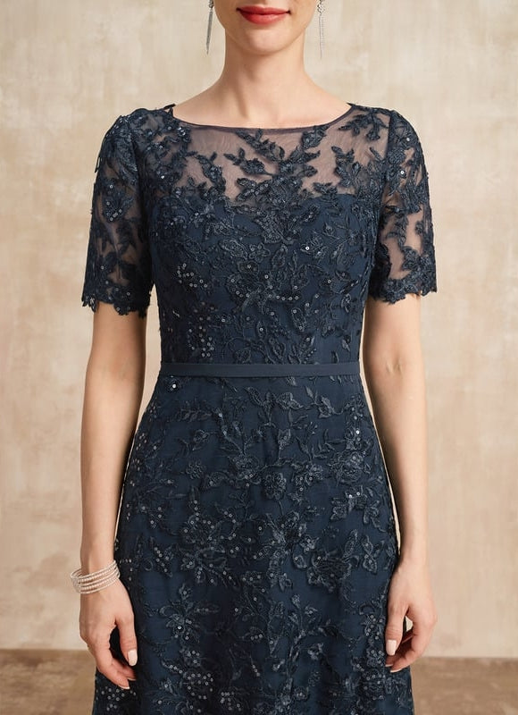 Robe Chic Élégance Marine Étoilée - gallery 2