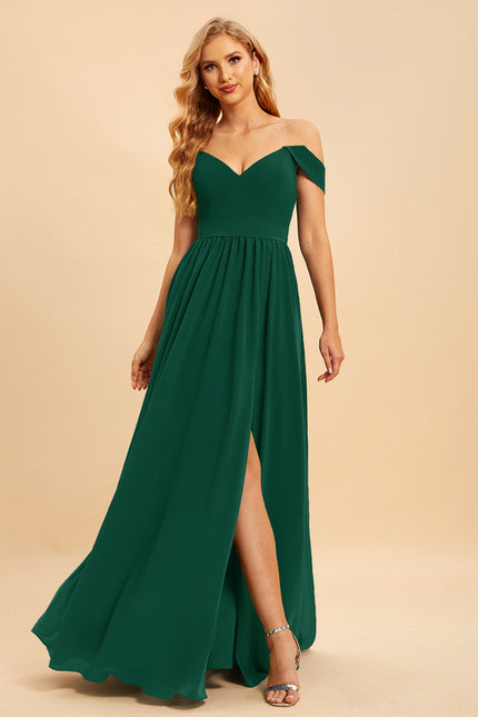 Robe Chic Mousseline Émeraude