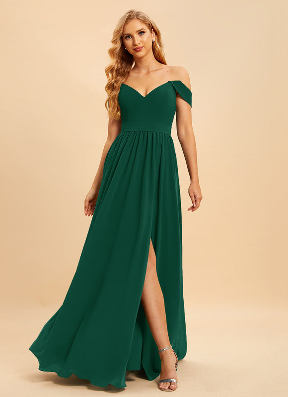 Robe Chic Mousseline Émeraude