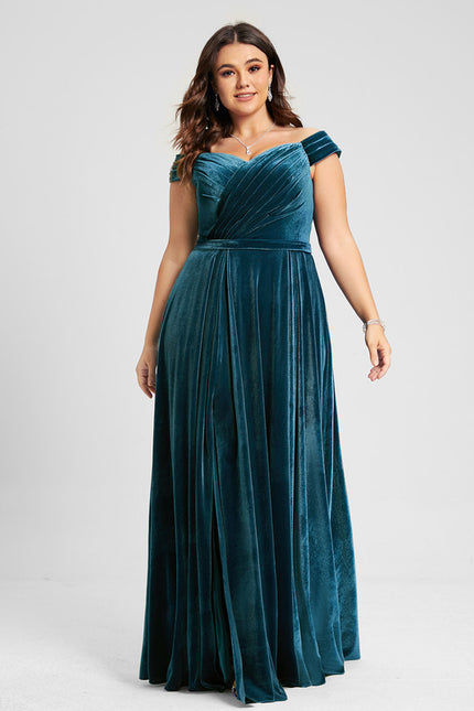 Robe Chic Velours Azur Révélateur - gallery 6