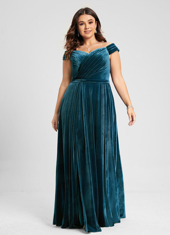 Robe Chic Velours Azur Révélateur - gallery 6
