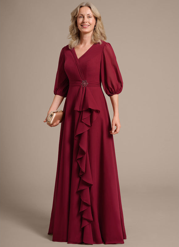 Robe Chic Mère Chic Bordeaux