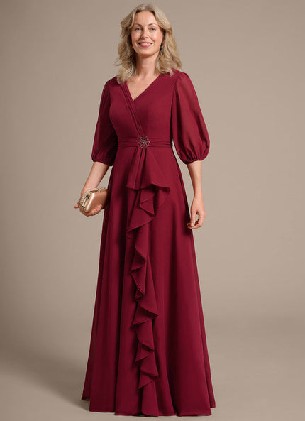Robe Chic Mère Chic Bordeaux