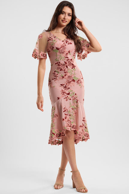 Robe Chic Évasée Brodée - gallery 2