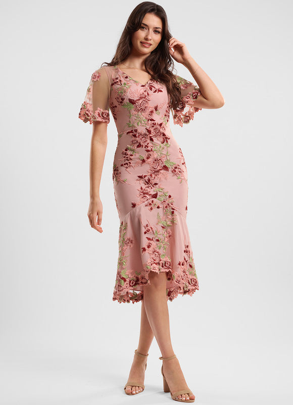 Robe Chic Évasée Brodée - gallery 2