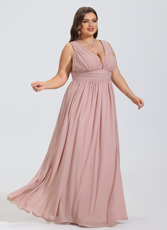 Robe Chic Longue Verte Fluide - gallery 8