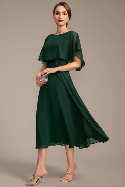 Robe Chic Émeraude Fluidité - gallery 3